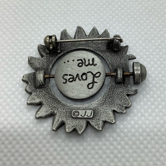 JJ Jonette Loves Me…Loves Me Not! Pin / Brooch - Picture 2 of 5